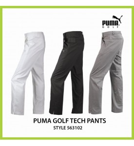 New Puma Golf Tech Style Pants White Black Limestone 30 32 34 36 38  $85